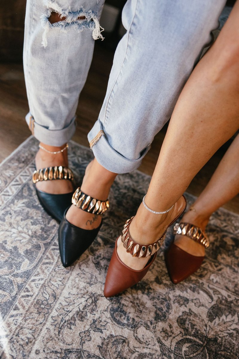 Corky's Black Past Curfew Mules