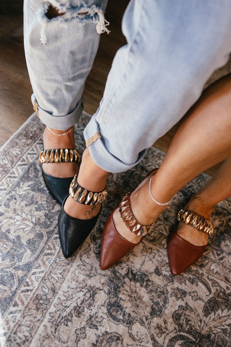 Corky's Black Past Curfew Mules