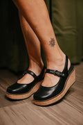 Corky's Black Pity Party Sandals
