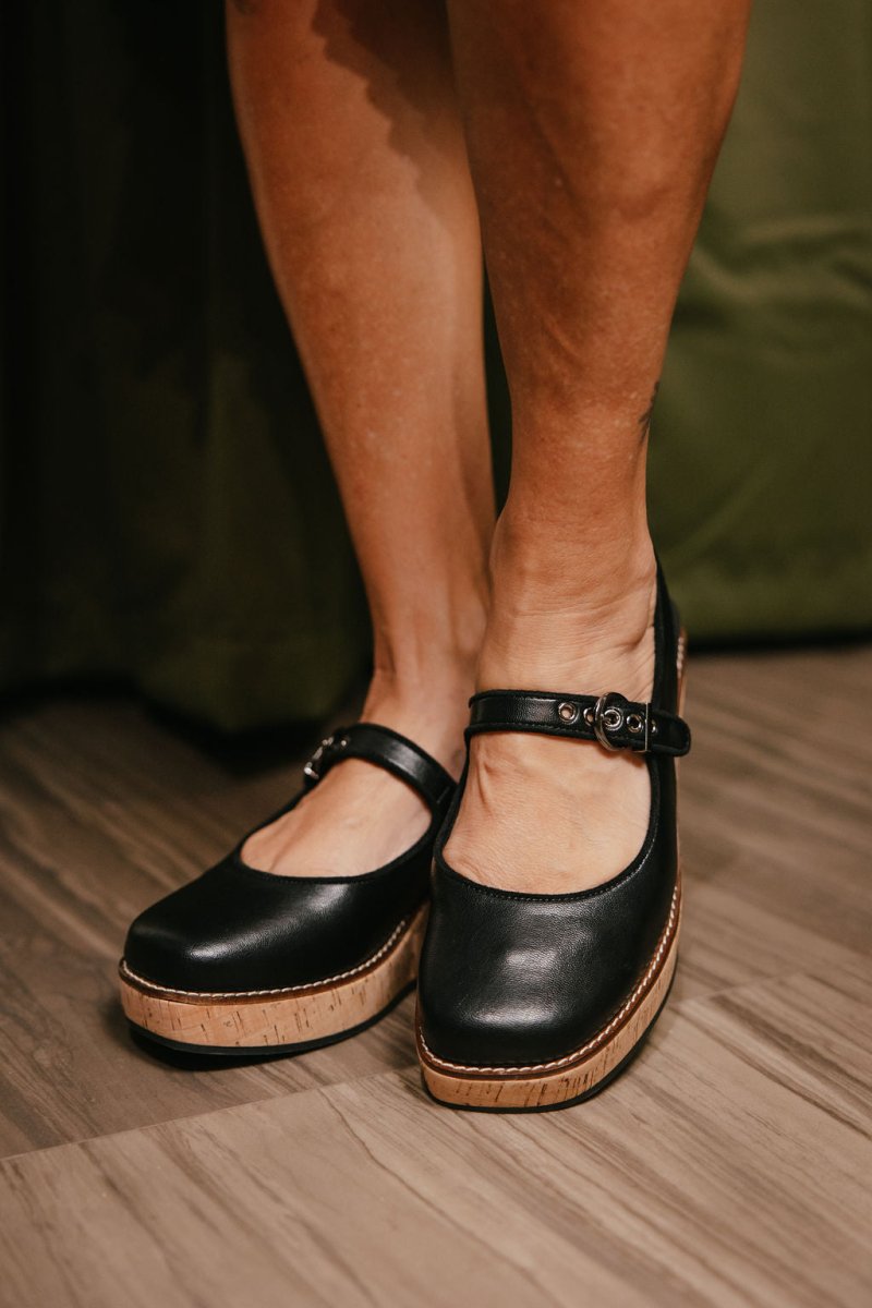 Corky's Black Pity Party Sandals