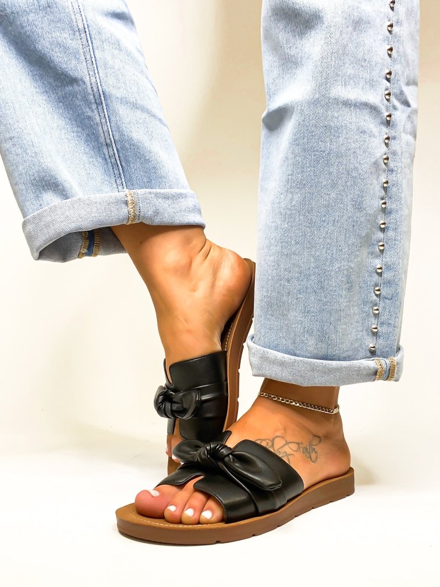 Corky's Black Too Cute Sandals