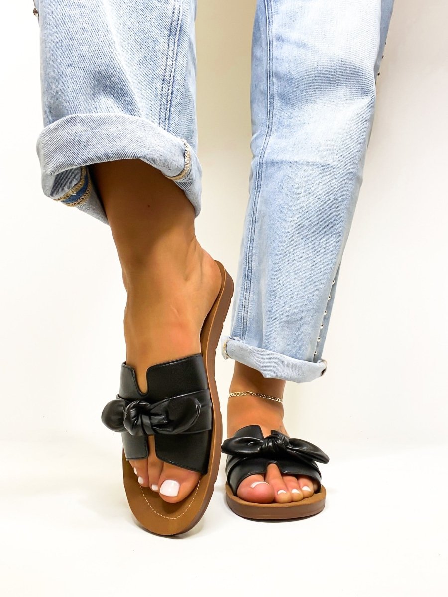 Corky's Black Too Cute Sandals