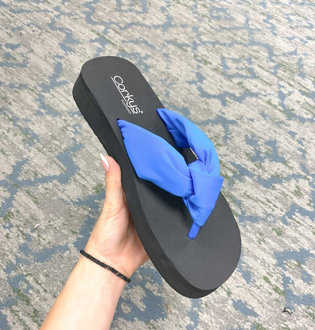 Corky's Blue You Go Girl Sandals