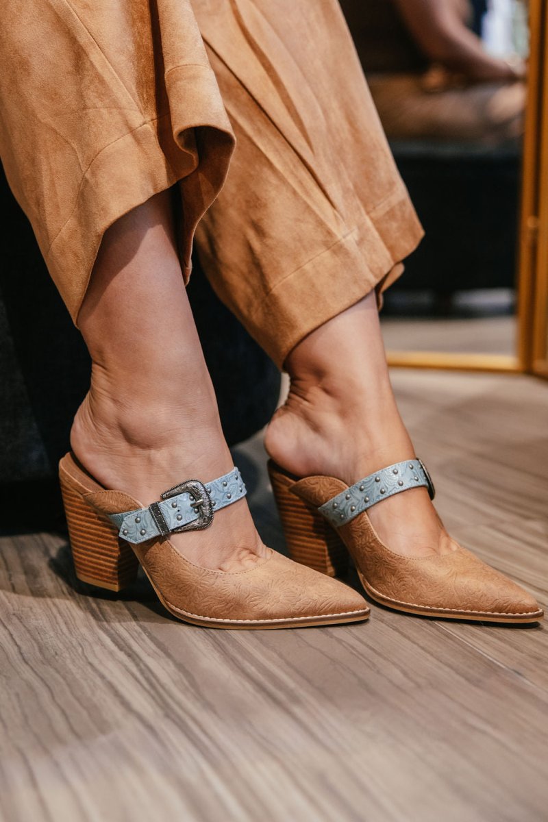 Corky's Camel Turquoise For The Girls Heels