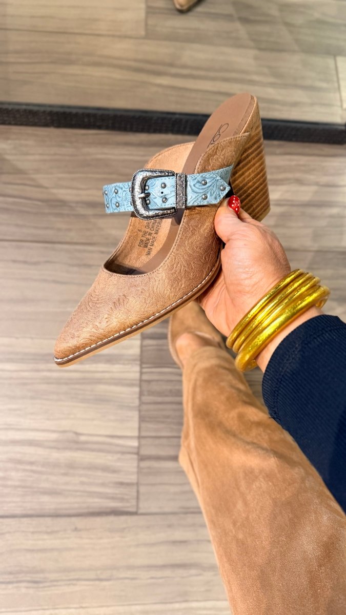 Corky's Camel Turquoise For The Girls Heels