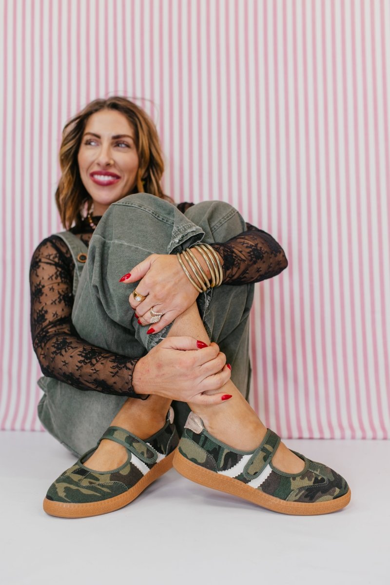 Corky's Camo Calm Down Sneakers