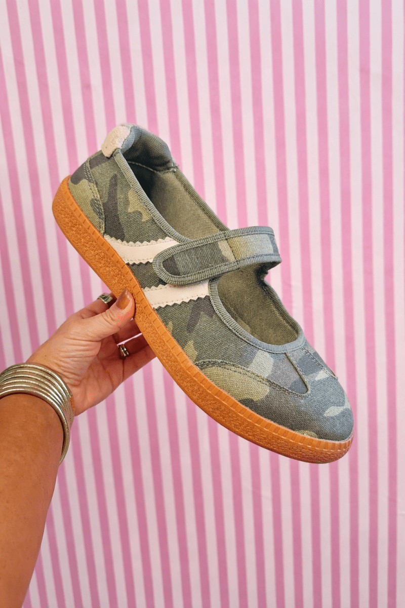 Corky's Camo Calm Down Sneakers