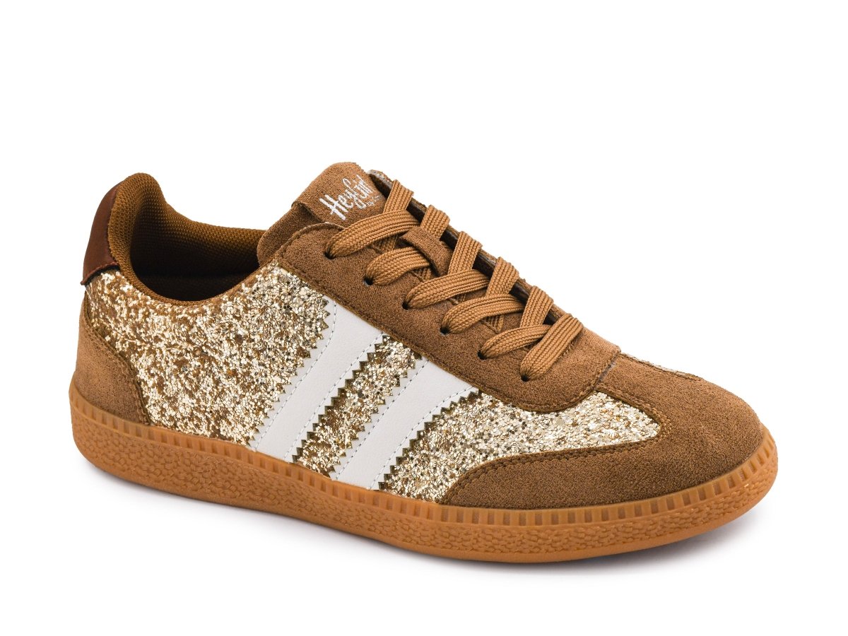Corky's Chestnut Glitter Heads Up Sneakers
