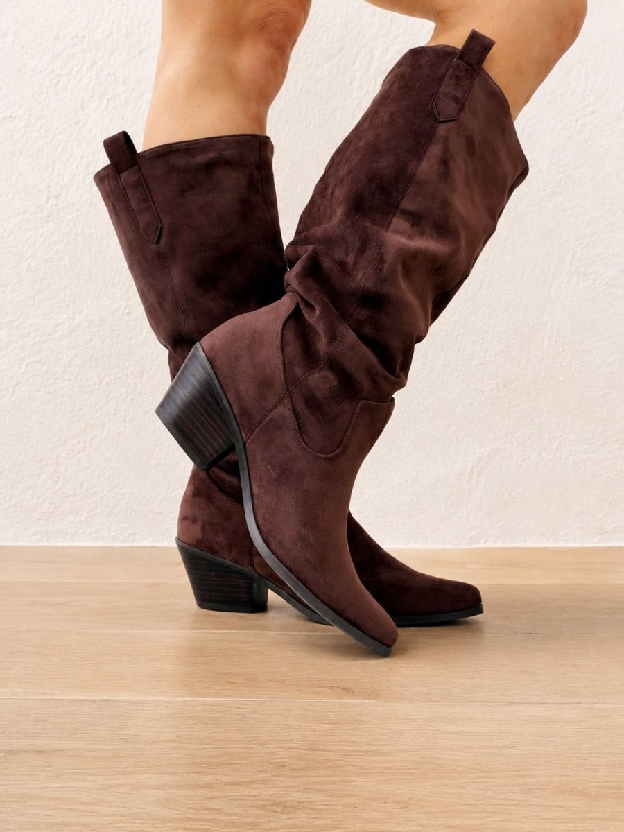 Corky's Chocolate Faux Suede City Slicker Boots