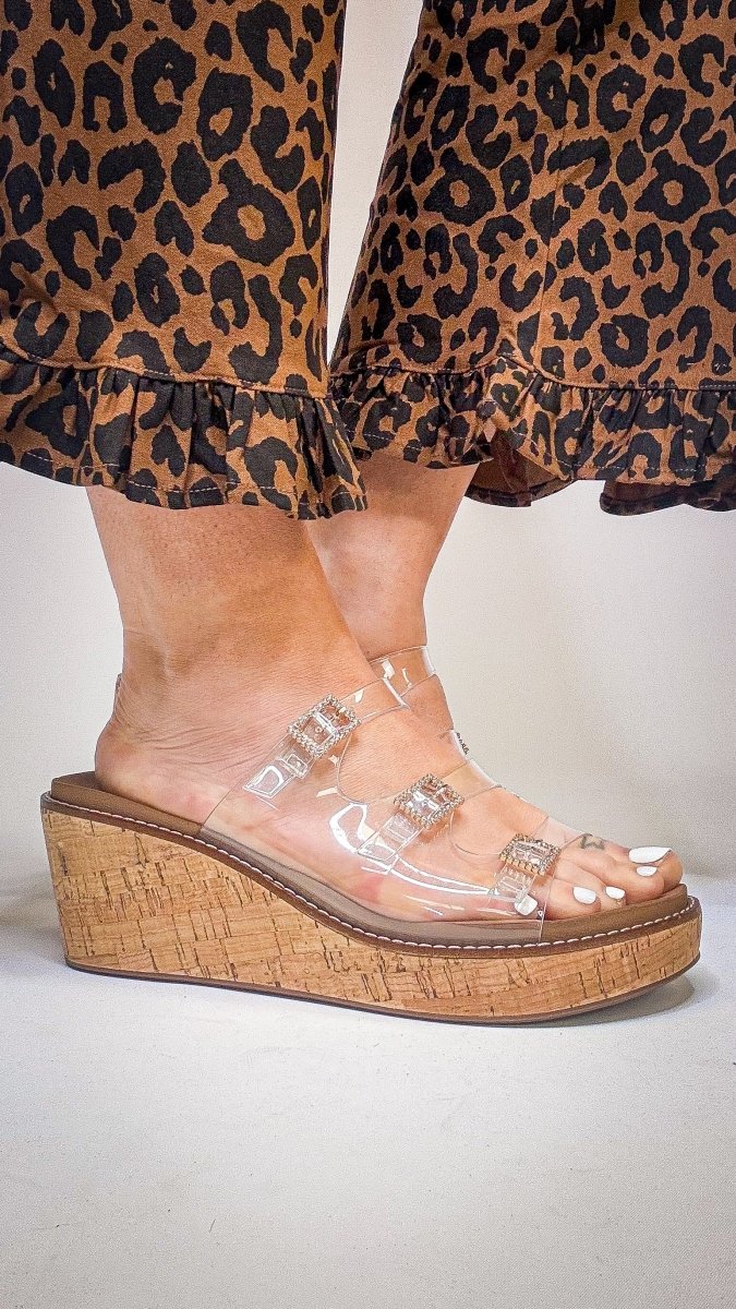 Corky's Clear Don't Mind Me Wedges