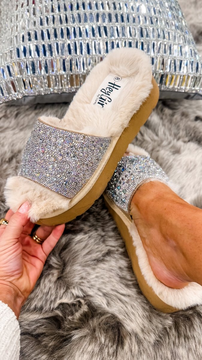 Corky's Clear Rhinestones It's Official Shoes