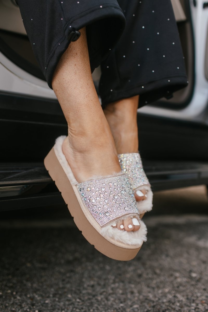 Corky's Clear Rhinestones It's Official Shoes