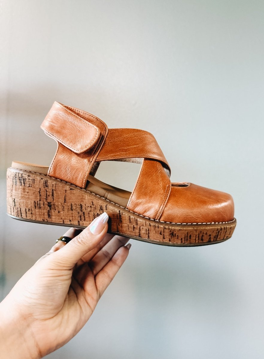 Corky's Cognac Bring It In Sandals