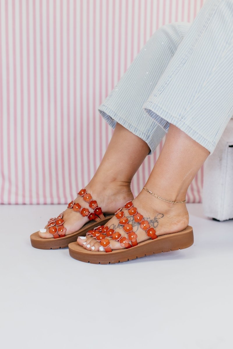 Corky's Cognac Garden Party Sandals