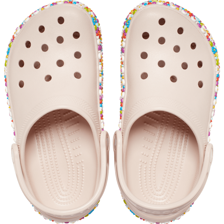 CROCS Classic Beaded Band Clog Toddlers Sandals