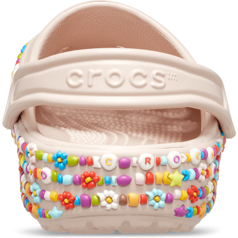 CROCS Classic Beaded Band Clog Toddlers Sandals