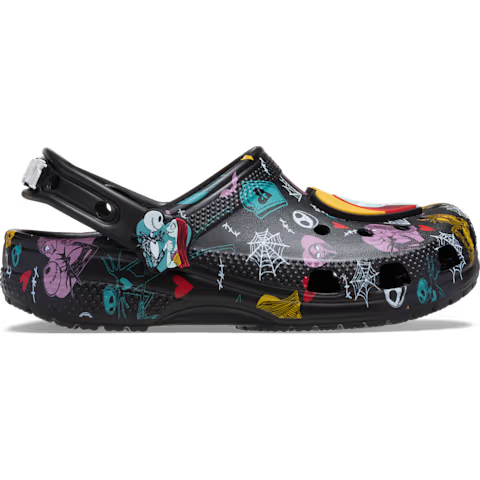 CROCS Disney The Nightmare Before Christmas Jack and Sally Classic Clog Kids Sandals