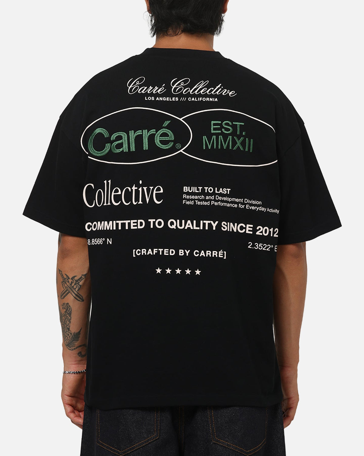 Carre Mmxii T-Shirt Black