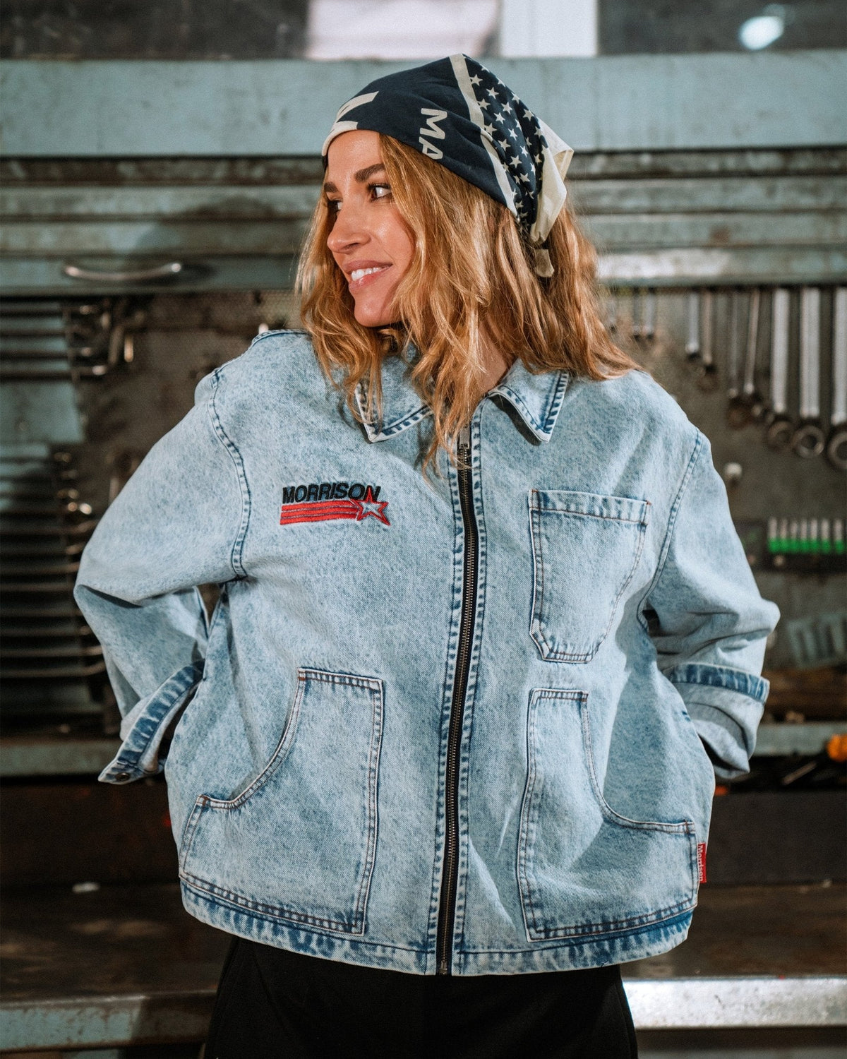 DENIM WORKER JACKET