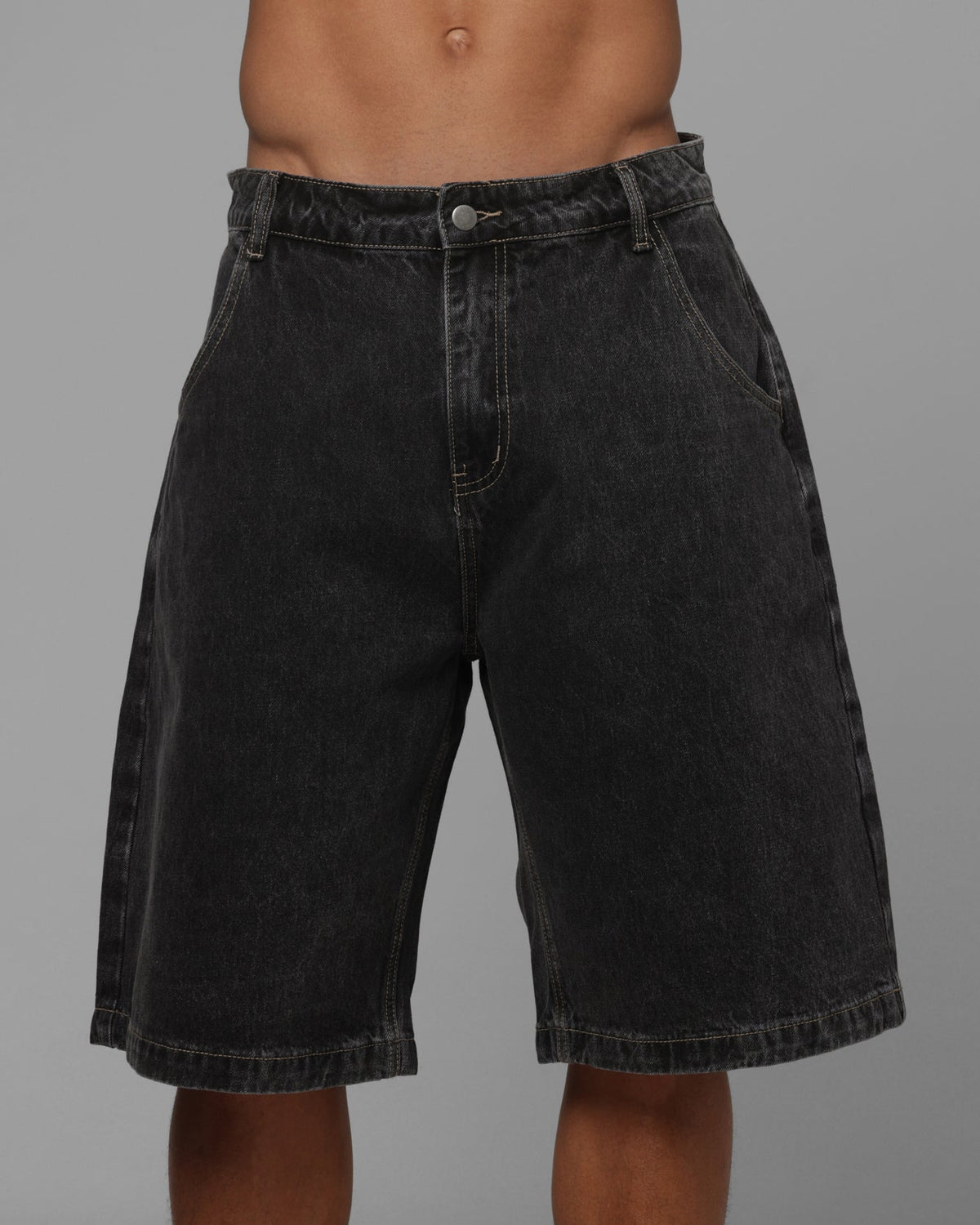 Loiter Star Born Jorts Dirty Grey