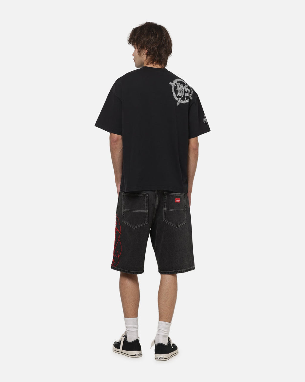 Worship Catharsis Box Crop T-Shirt Washed Black