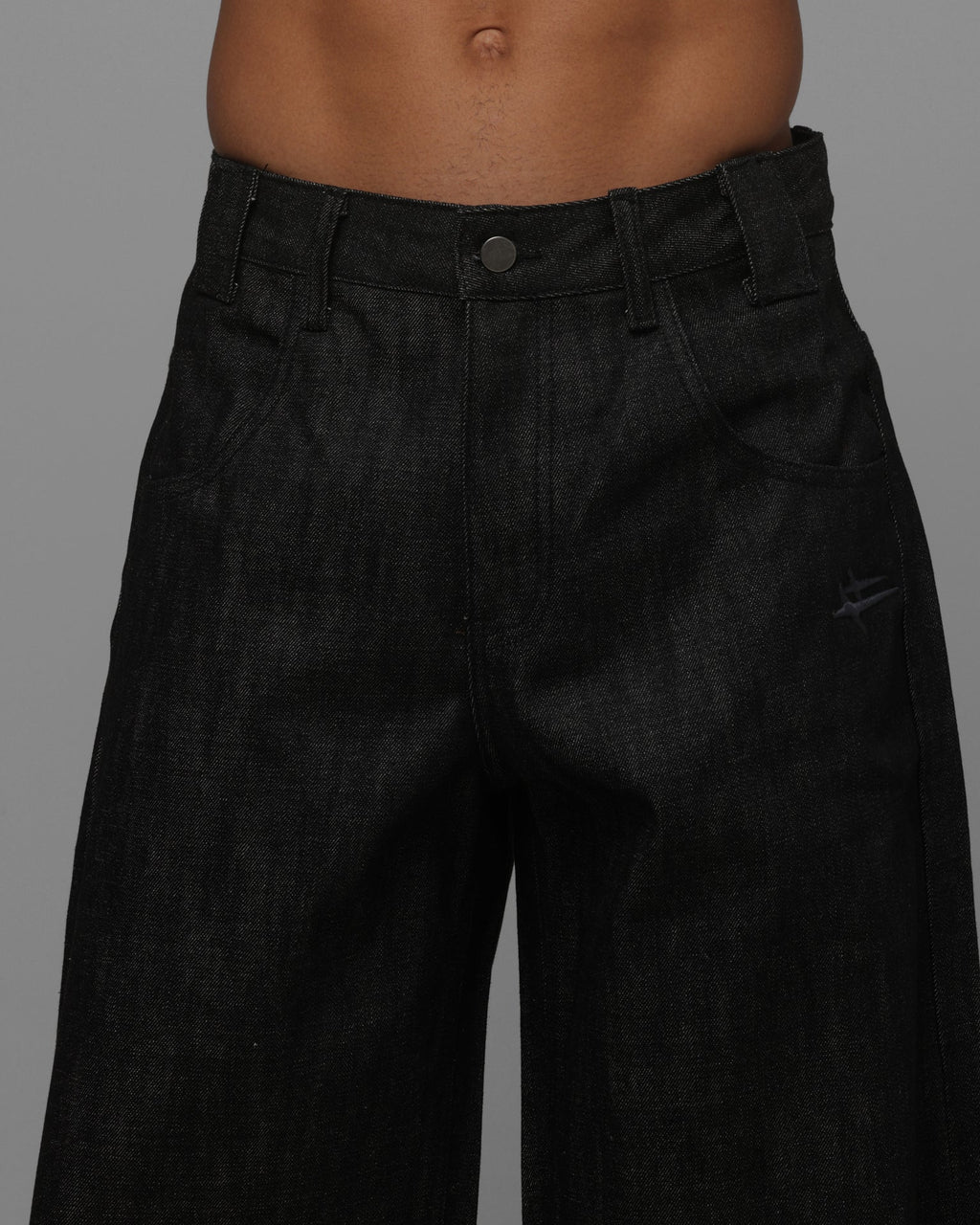 Loiter Star Born Selvedge Denim Jeans Black