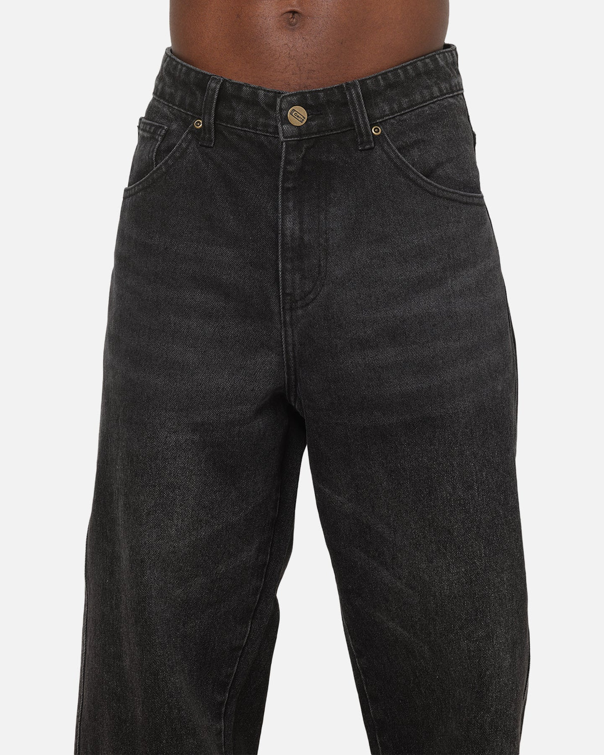 Carre Union Straight Fit Jeans Washed Black