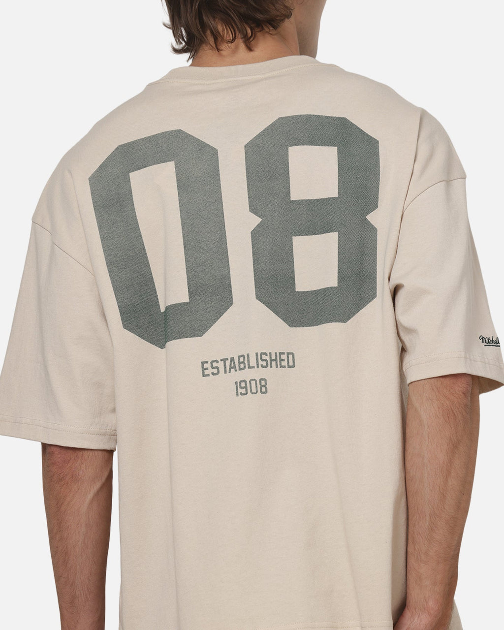 Mitchell & Ness Wallabies Cropped T-Shirt Ivory
