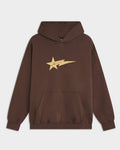 Fallen star brown hoodie