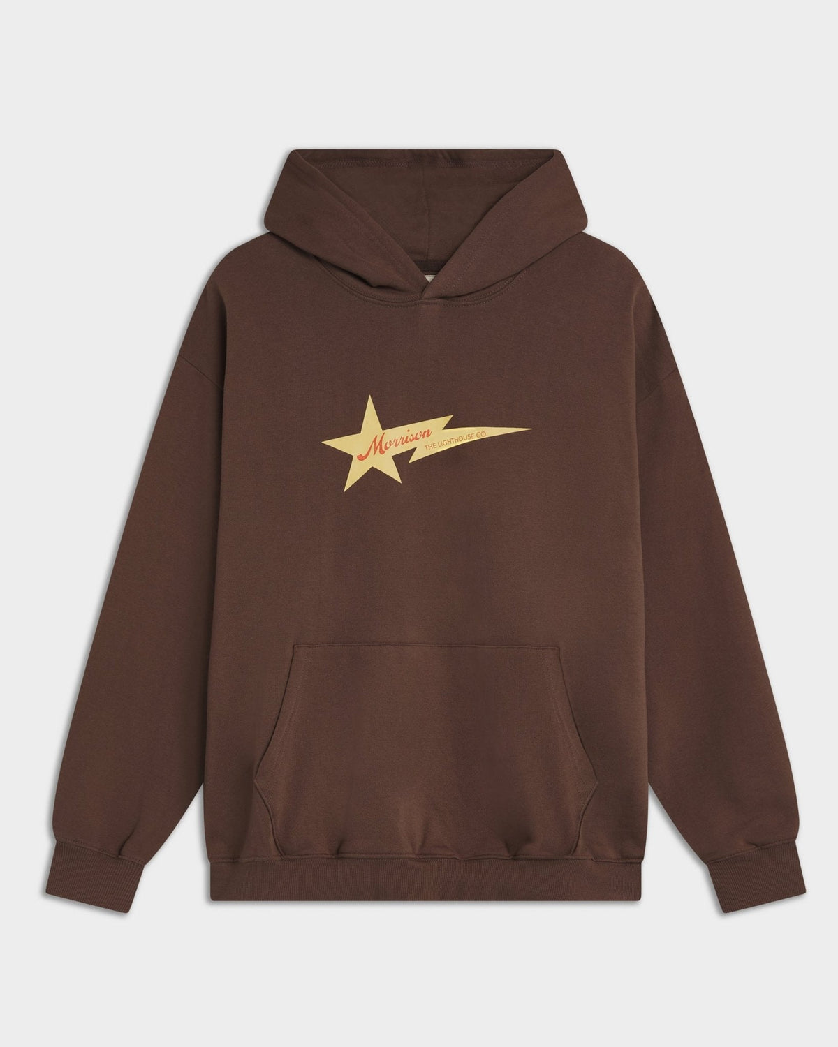 Fallen star brown hoodie