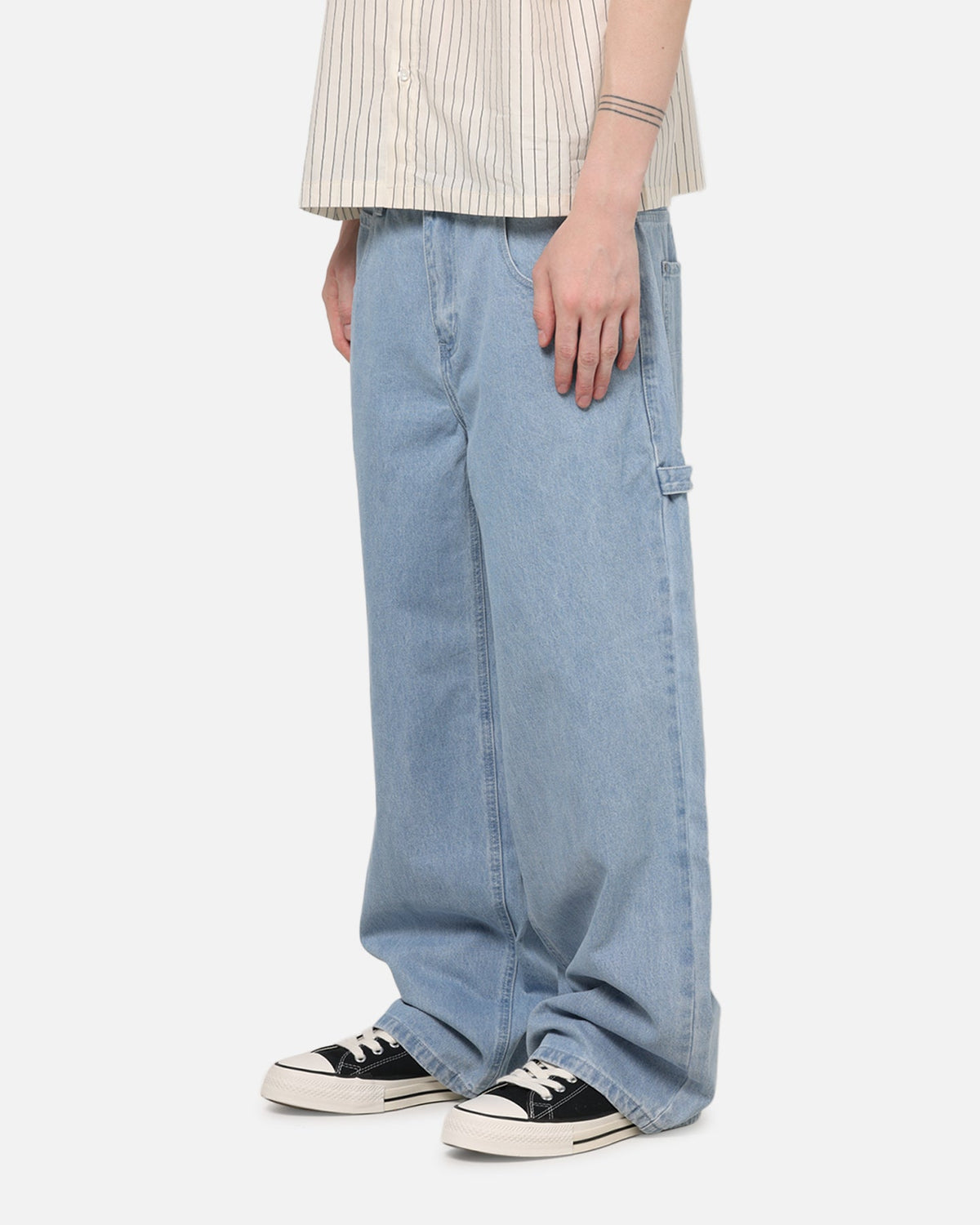 Carre Baggy Carpenter Jeans Light Blue Wash