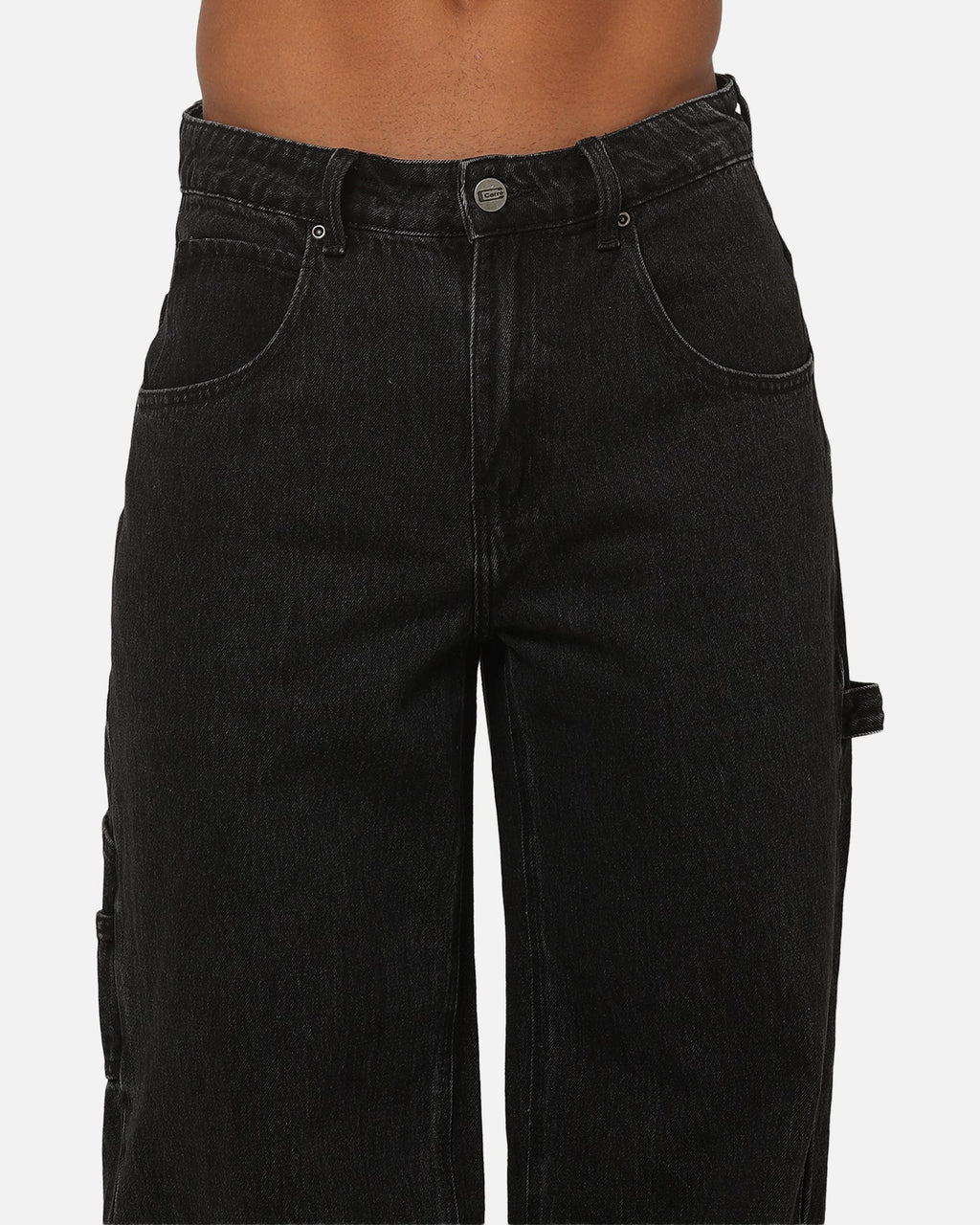 Carre Baggy Carpenter Jeans Black Denim
