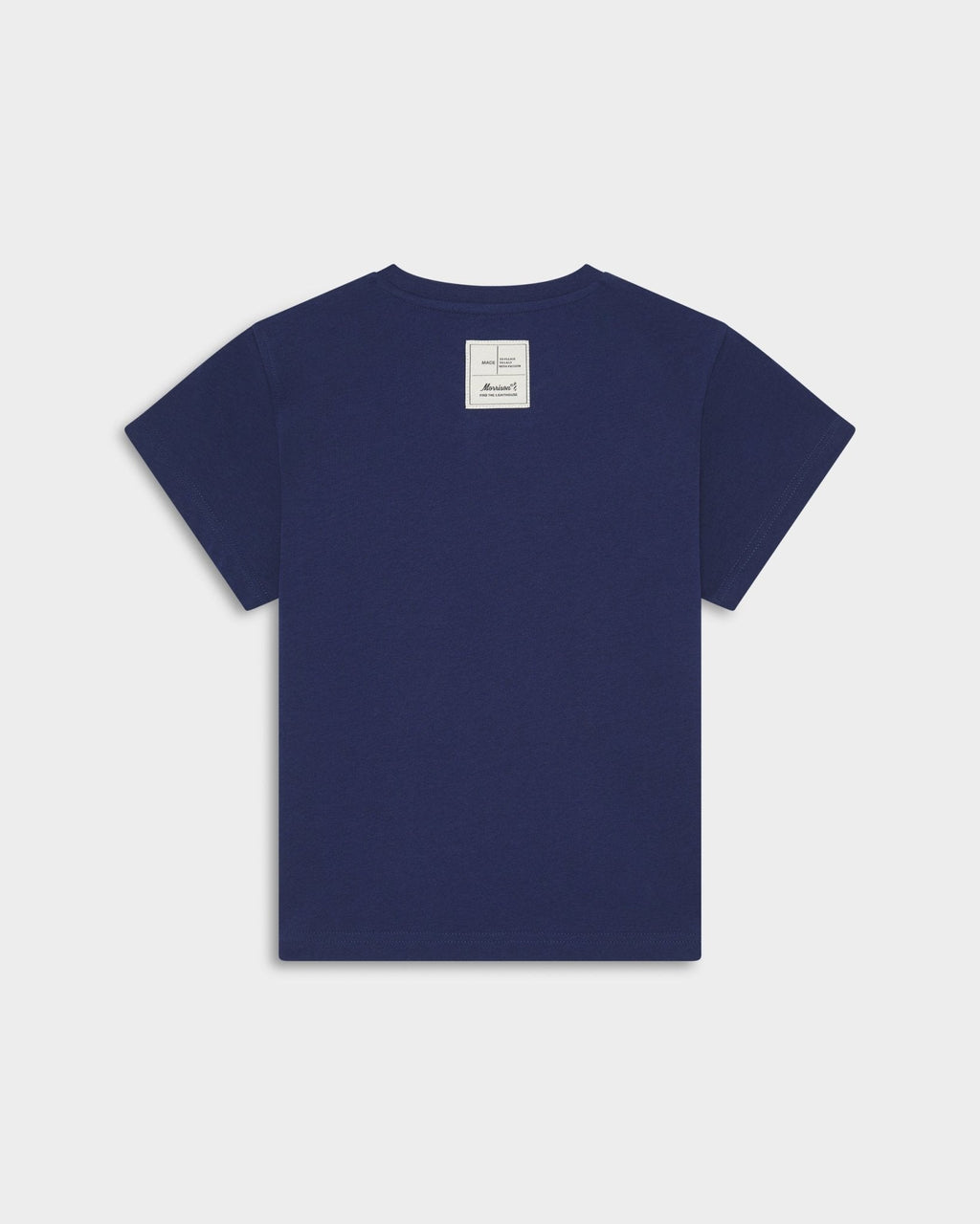 FREEZED NAVY SLIM CROP TEE