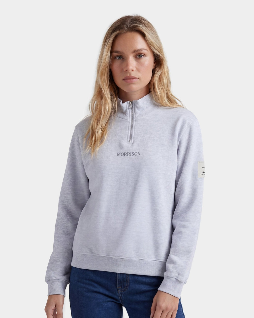 Half Zip Grey