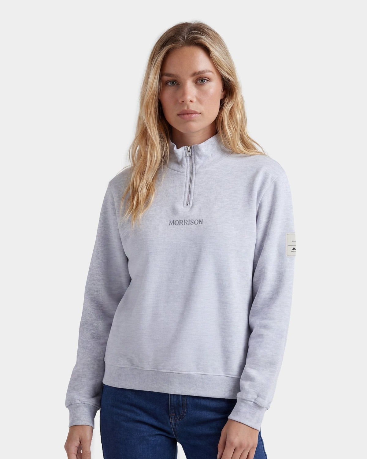 Half Zip Grey