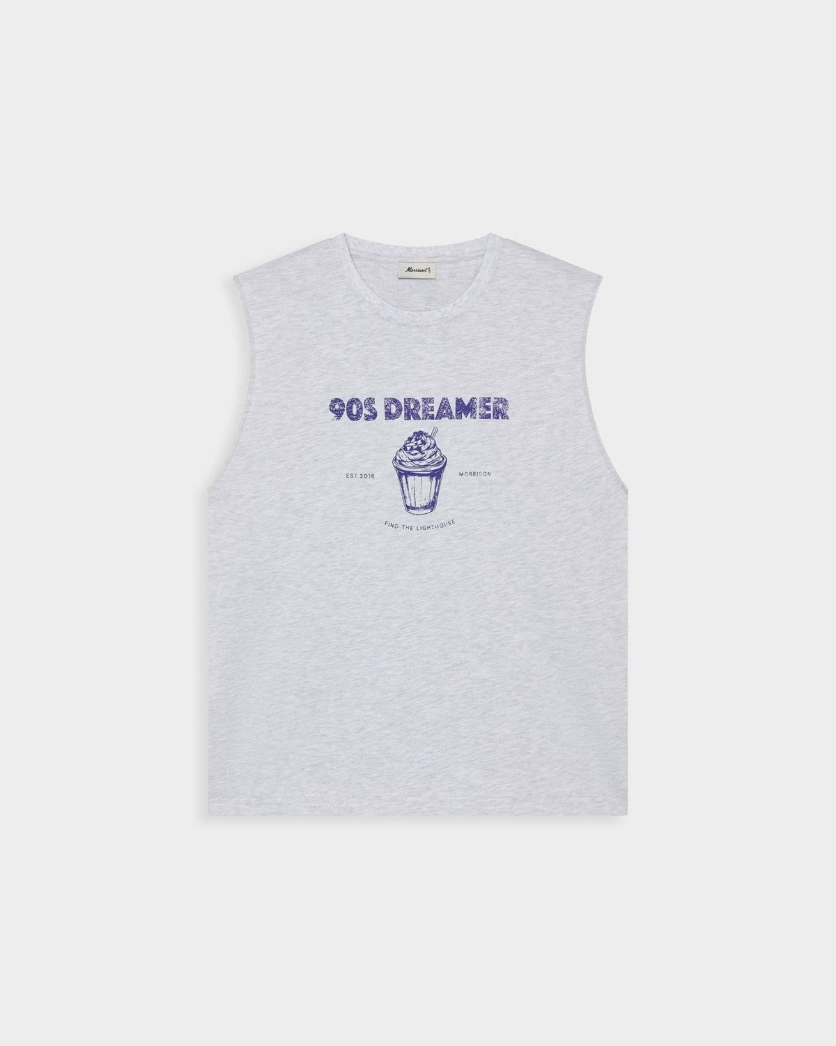 ICE GREY BOXY TANK TOP