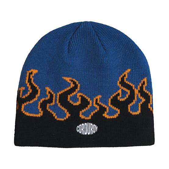 Corduroy Lil Burn Skully - Very Blue