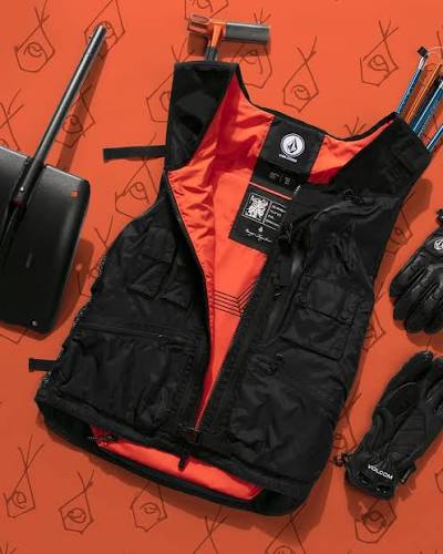 Volcom Iguchi Slack Vest Large - Black