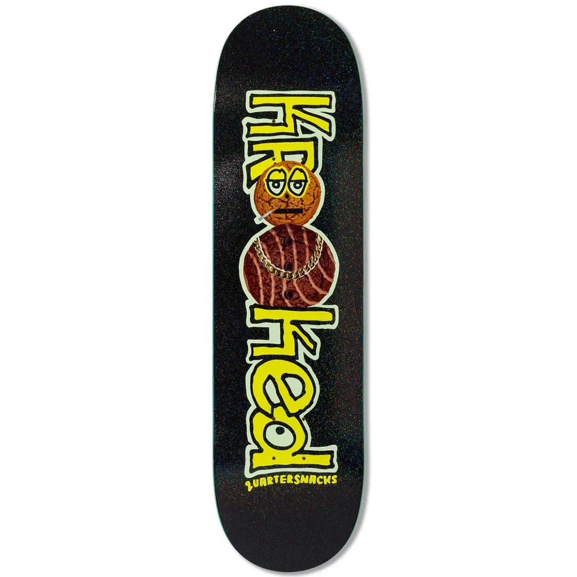 Krooked X Quarter Snacks Snackman Skateboard Deck 8.5