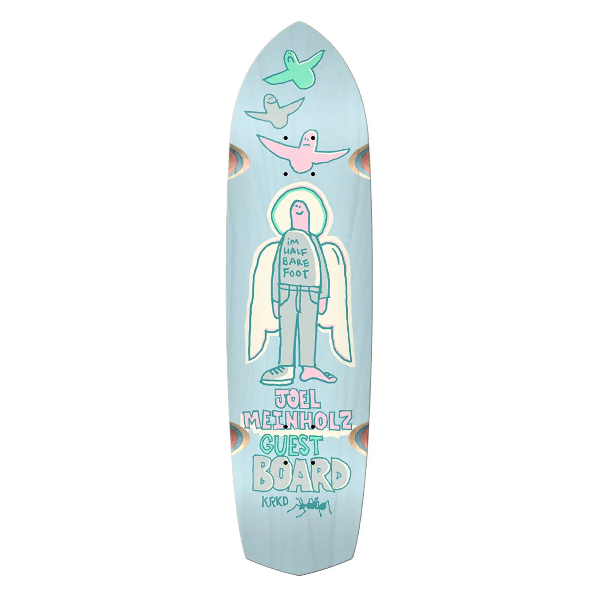 Krooked Joel Guest Pro Zag Skate Deck - 8.62
