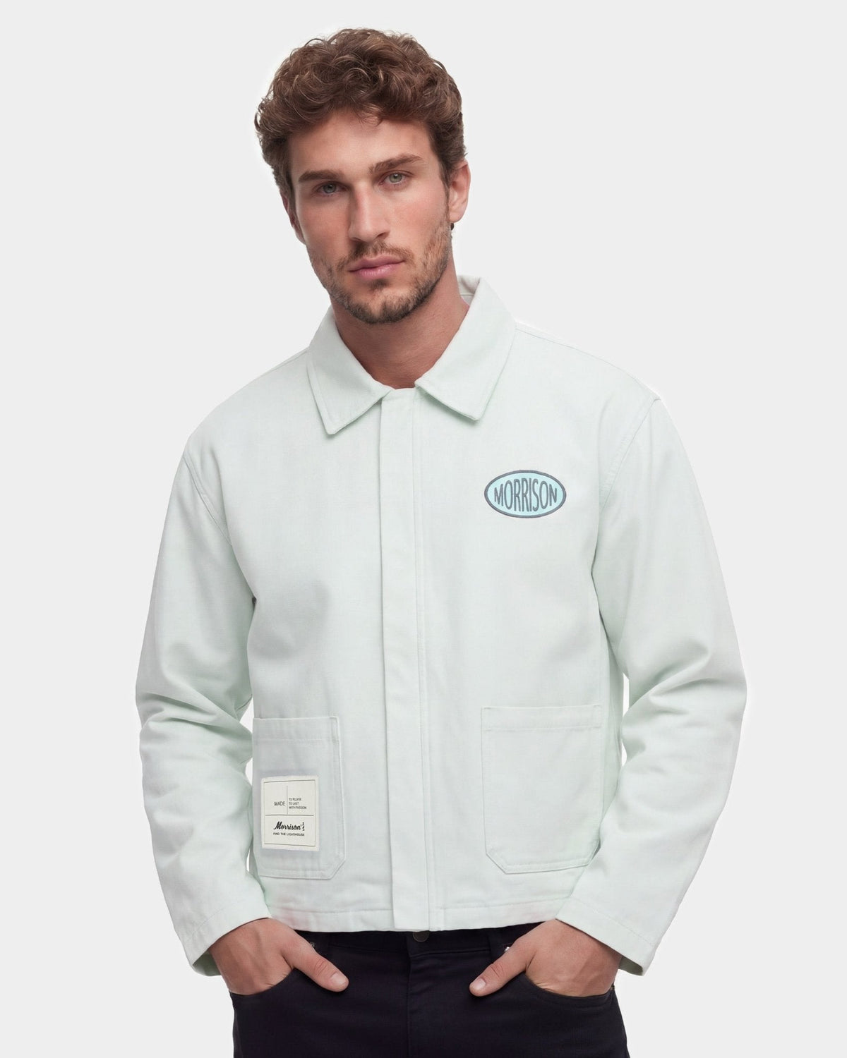 LIGHT BLUE WORKER JACKET