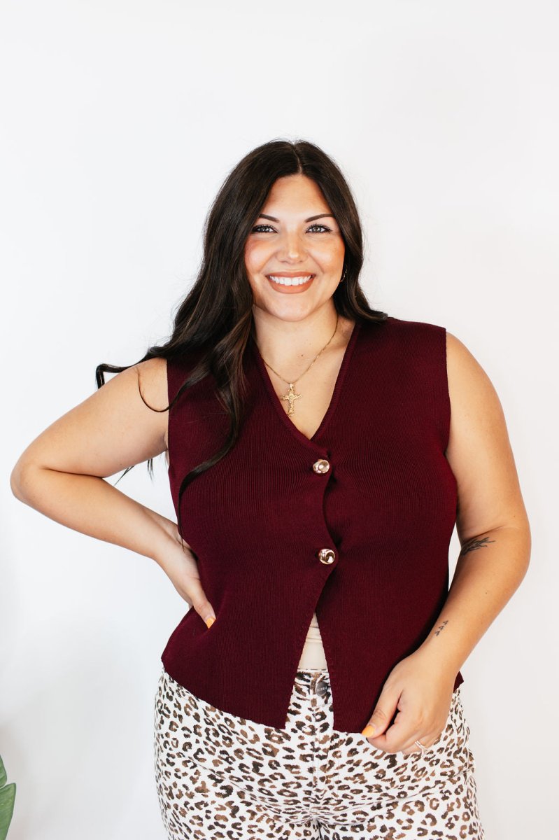 BLACK FRIDAY DEAL:Long Season Sweater Vest- FINAL SALE