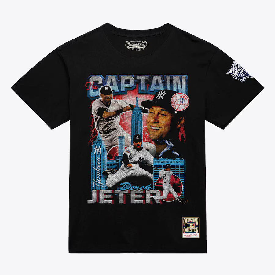 MITCHELL & NESS MLB SUBWAY SERIES COLLAGE TEE YANKEES DEREK JETER