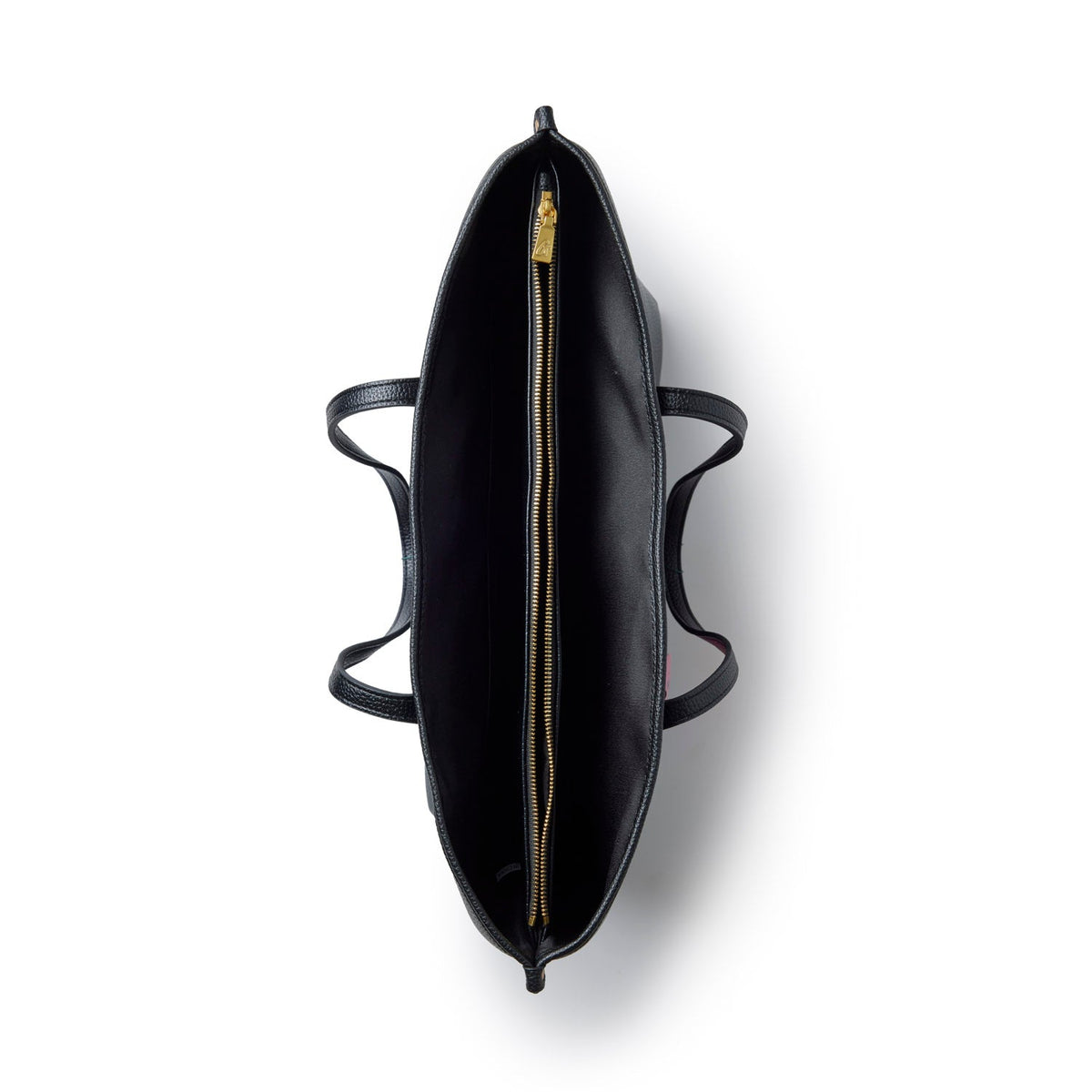 PEBBLE SLEEK TOTE - BLACK