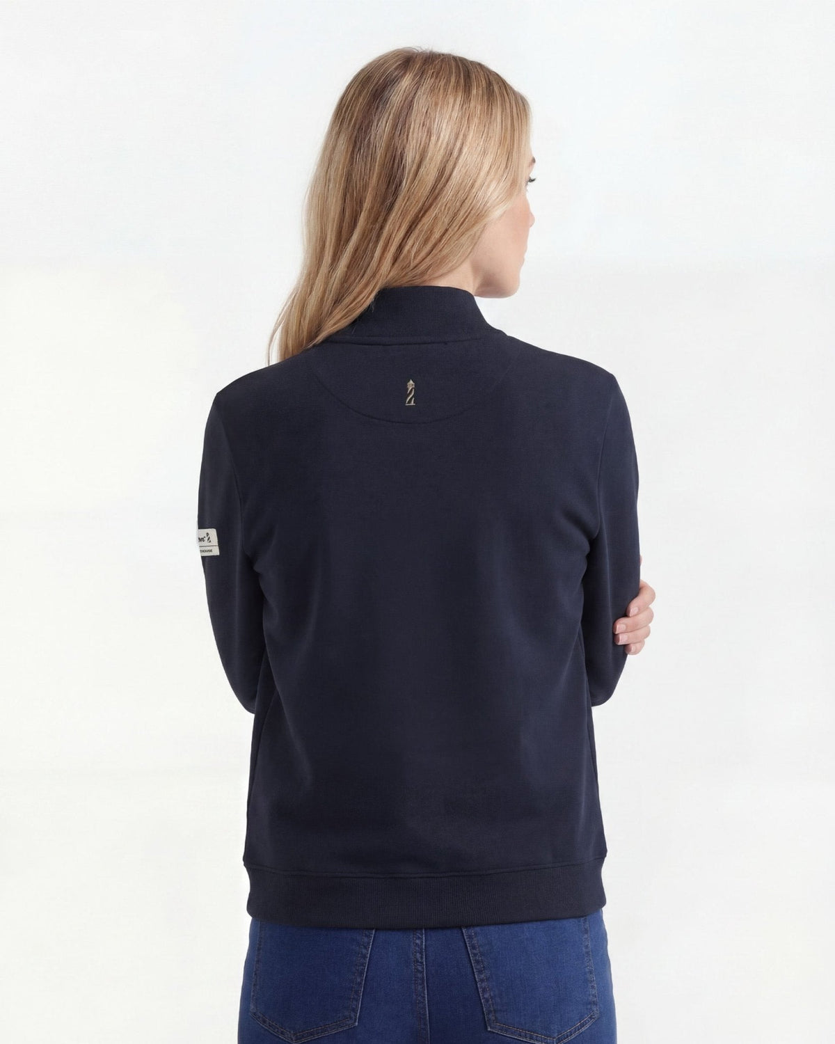 Navy Half Zipper