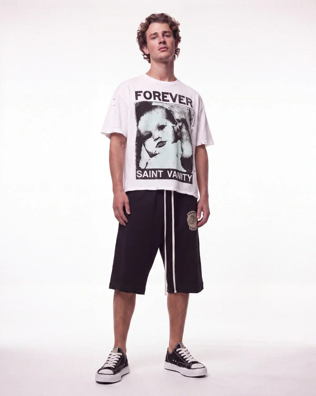 Saint Vanity Uniform Shorts Black