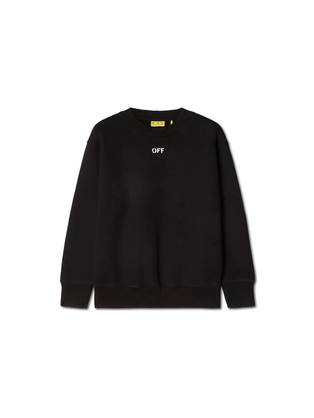 OFF WHITE Off Stamp Plain Crewneck Kids Apparel