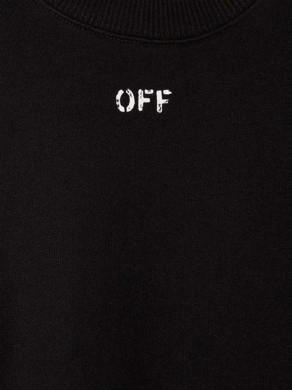 OFF WHITE Off Stamp Plain Crewneck Kids Apparel