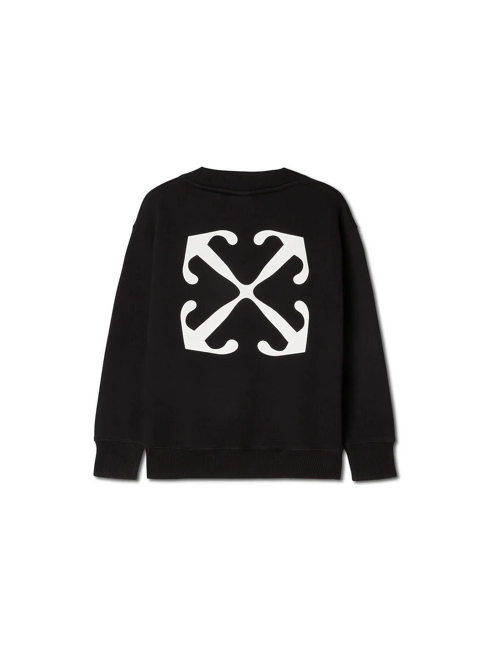 OFF WHITE Off Stamp Plain Crewneck Kids Apparel