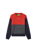 OFF WHITE color block arrow stitched crewneck Kids Apparel